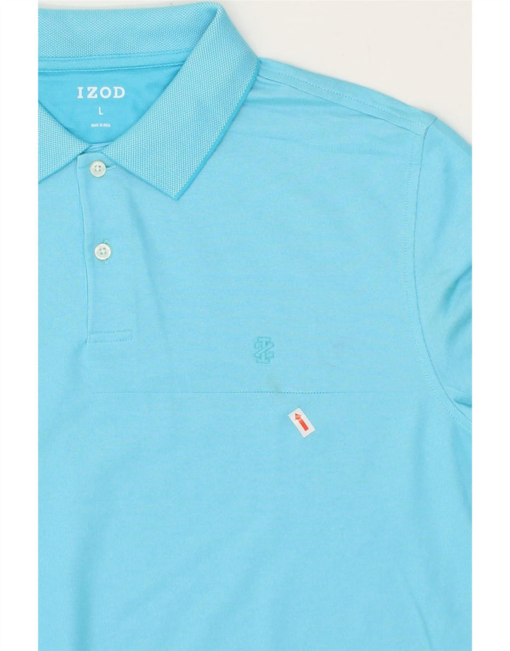 IZOD Mens Polo Shirt Large Blue Vintage Izod and Second-Hand Izod from Messina Hembry 