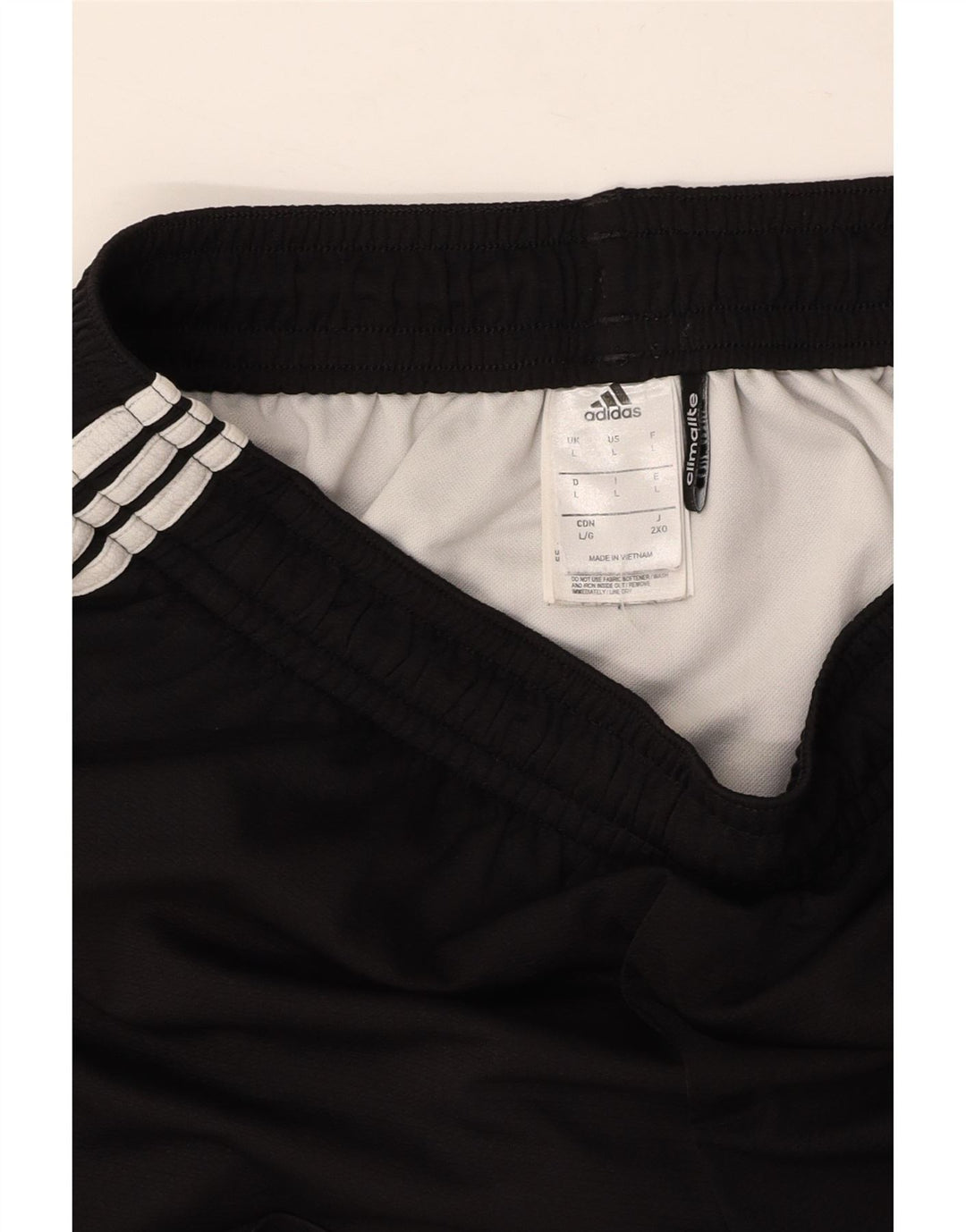 ADIDAS Mens Climalite Sport Shorts Large  Black Polyester