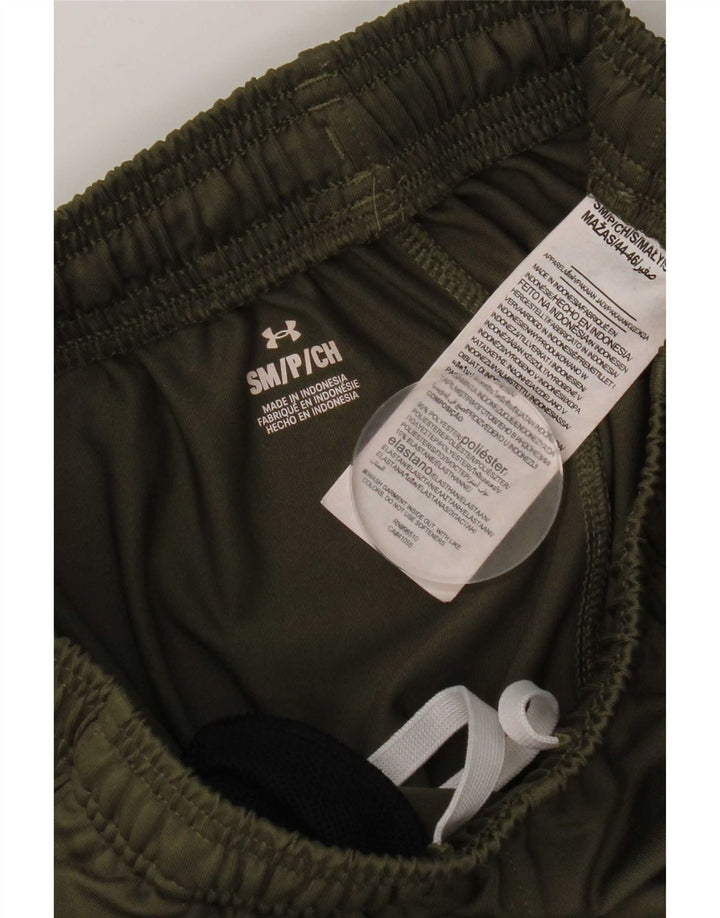 Under Armour Mens Tracksuit Trousers Small Khaki Polyester
