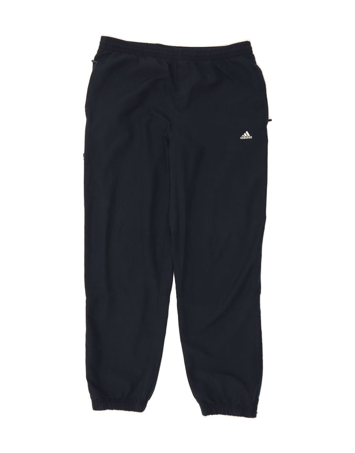 ADIDAS Mens Tracksuit Trousers Joggers Large Navy Blue Polyester Vintage Adidas and Second-Hand Adidas from Messina Hembry 