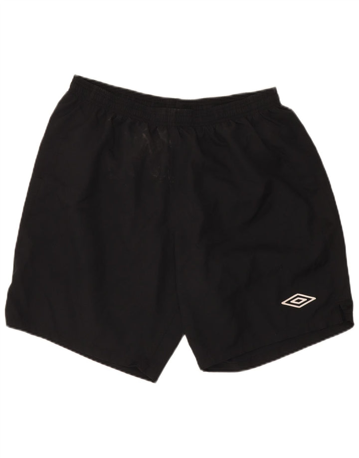Umbro Mens Sport Shorts XL  Black Polyester