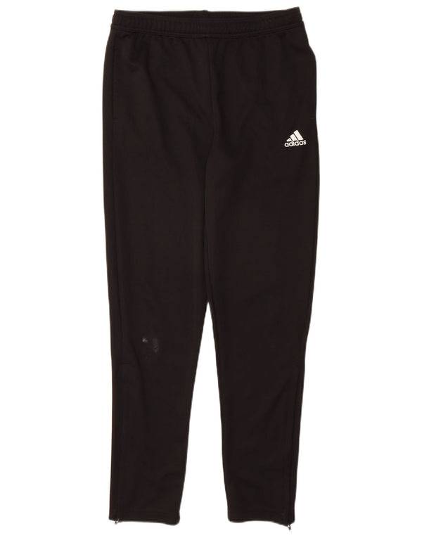 ADIDAS Boys Aeroready Tracksuit Trousers 13-14 Years  Black Polyester