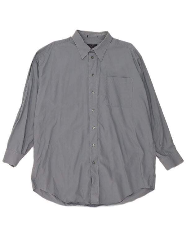 Nautica Mens Shirt XL Grey