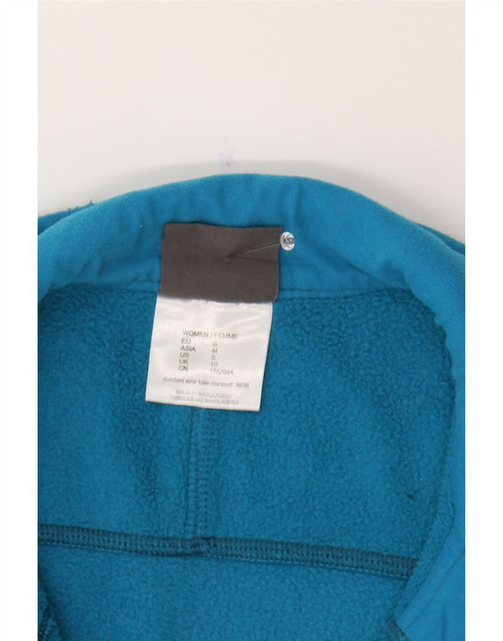 JACK WOLFSKIN Womens Fleece Jacket UK 10 Small  Turquoise Polyester Vintage Jack Wolfskin and Second-Hand Jack Wolfskin from Messina Hembry 