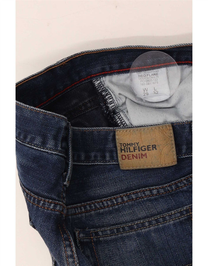 Tommy Hilfiger Womens Flared Jeans W29 L32 Blue Cotton