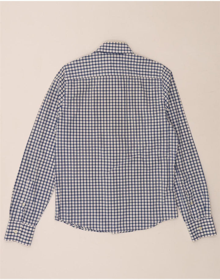 HOLLISTER Mens Shirt Medium Blue Gingham Cotton