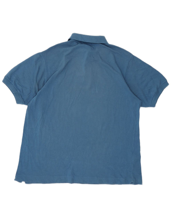Lacoste Mens Polo Shirt Size 7 2XL Blue Cotton
