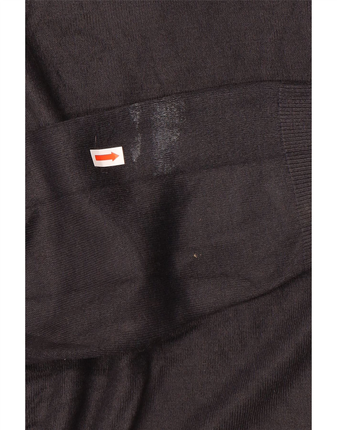 MARKS & SPENCER Mens Blue Harbour V-Neck Jumper Sweater Medium Black