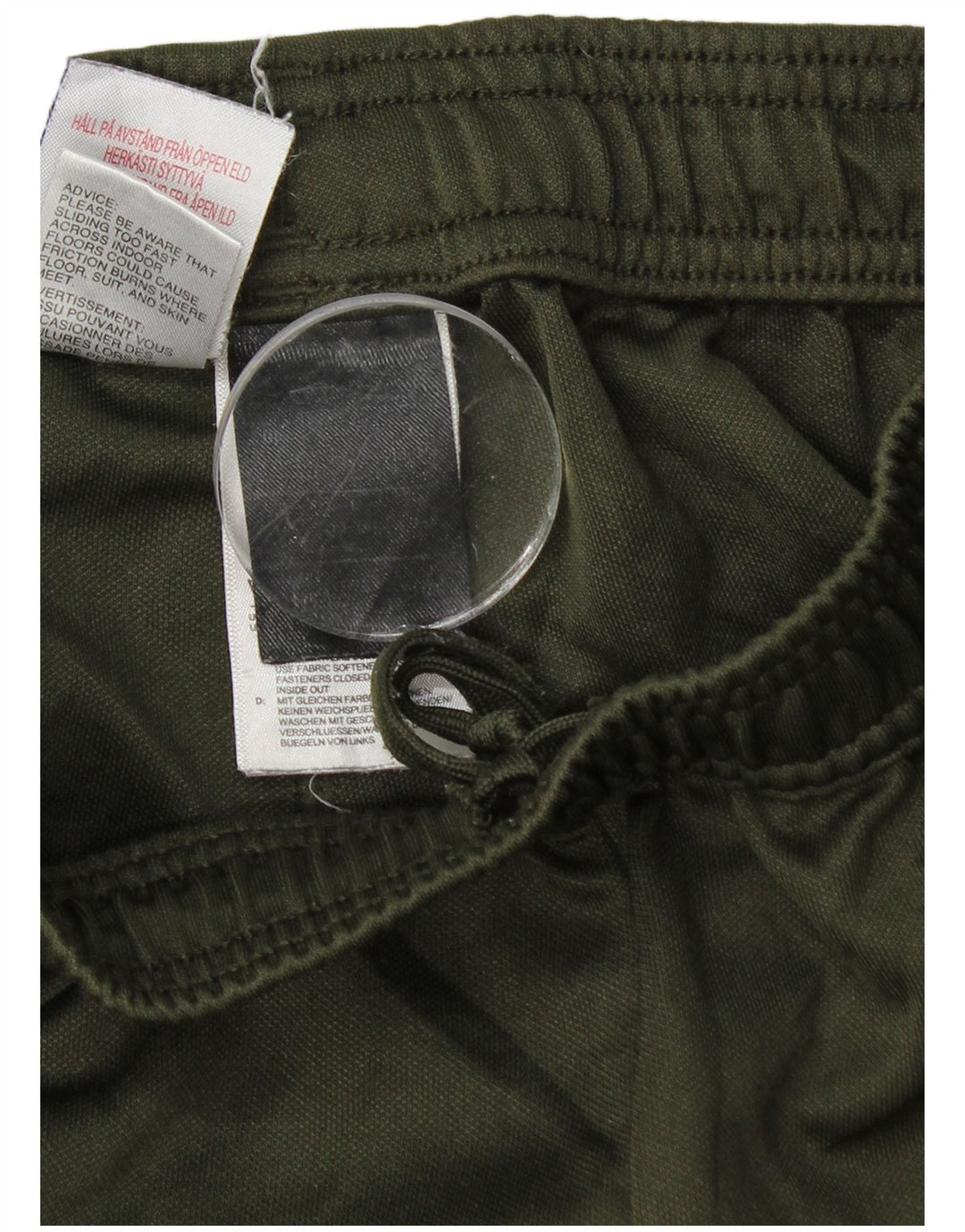 ADIDAS Boys Tracksuit Trousers 13-14 Years  Khaki Polyester