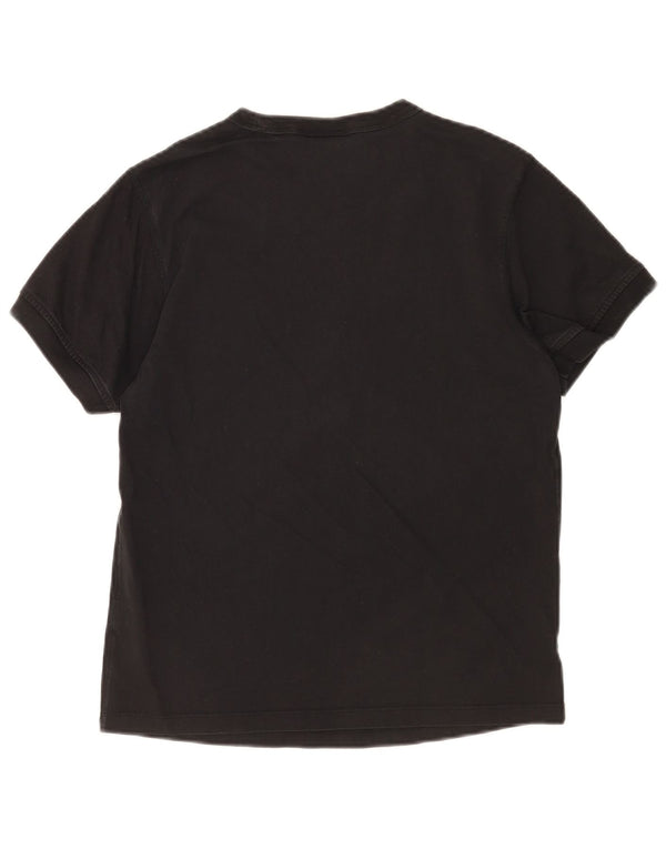 Adidas Womens T-Shirt Top UK 12 Medium Black
