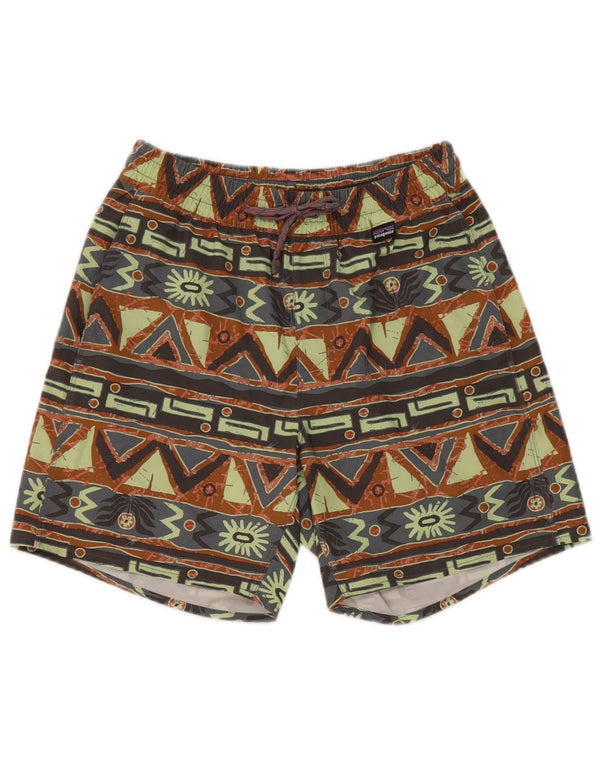 Patagonia Womens Sport Shorts UK 6 XS Multicoloured Geometric Polyester