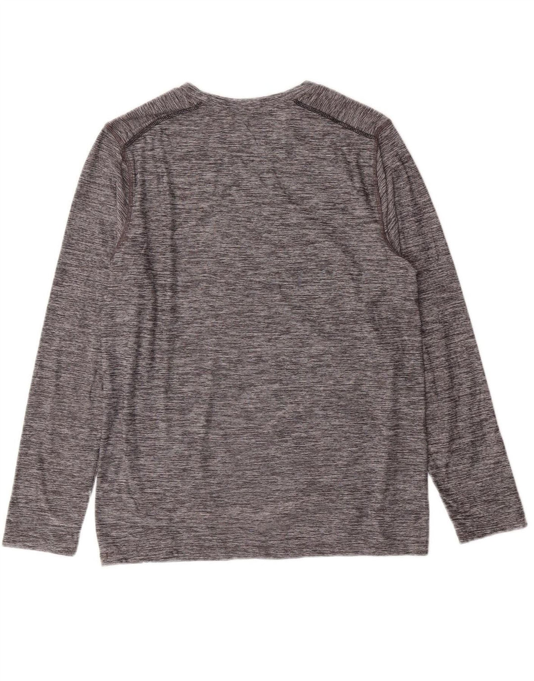 RUSSELL ATHLETIC Boys Top Long Sleeve 14-15 Years XL Grey Polyester