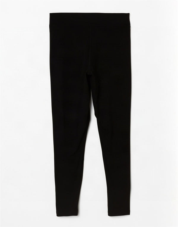 Puma Womens Leggings UK 12 Medium Black Cotton