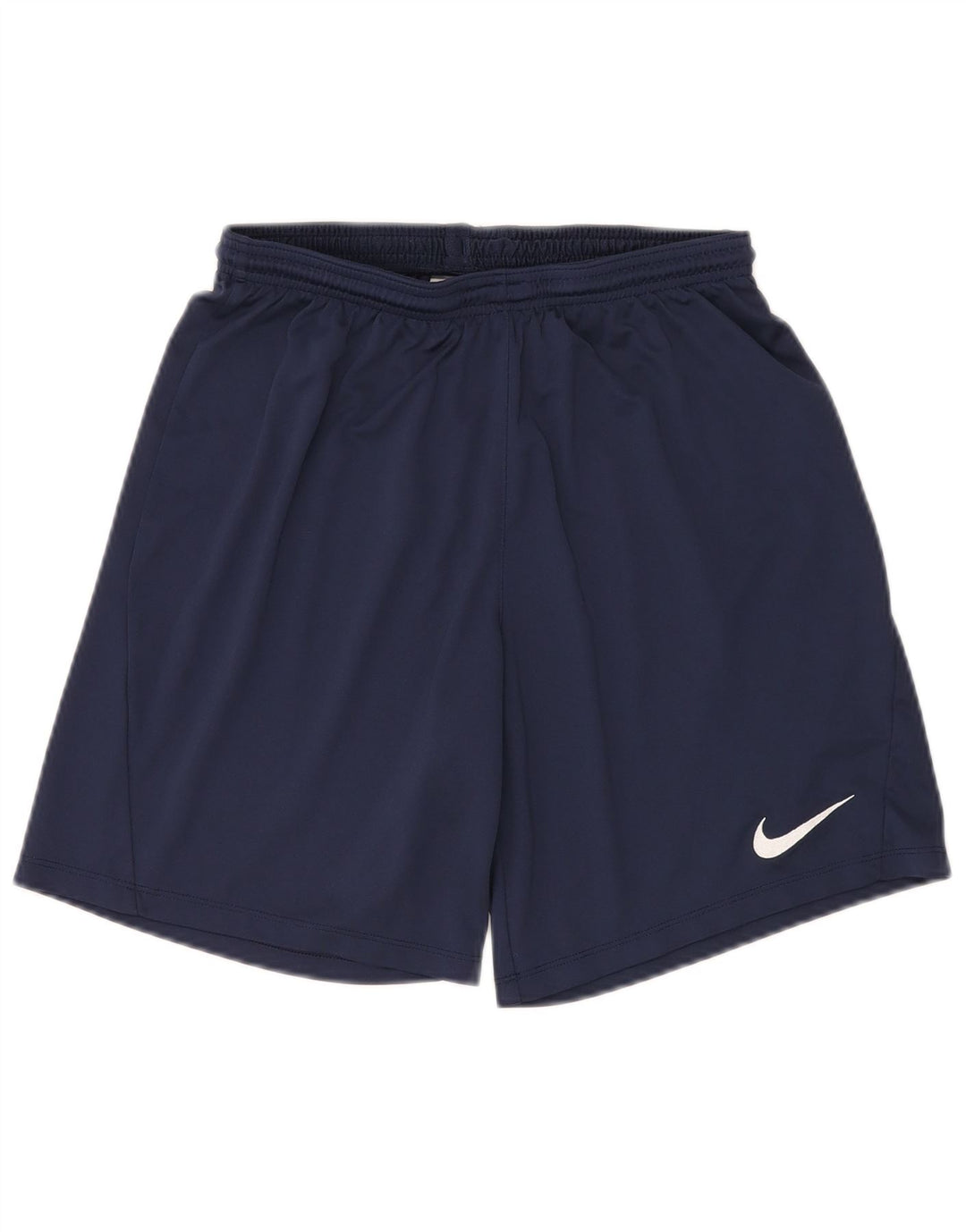 NIKE Mens Dri Fit Slim Fit Sport Shorts Large Navy Blue Polyester