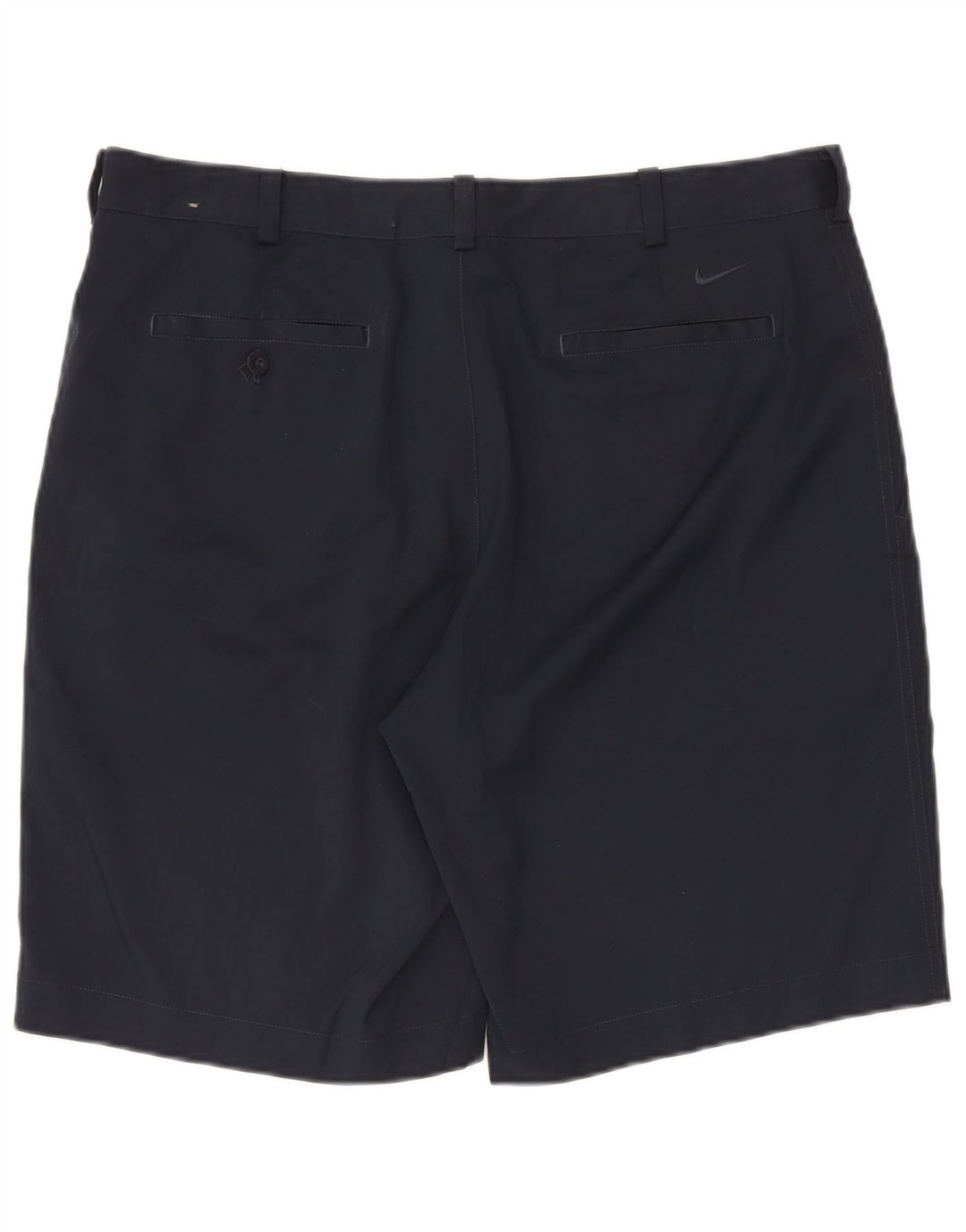 Nike Mens Dri Fit Chino Shorts W36 Large Navy Blue Polyester