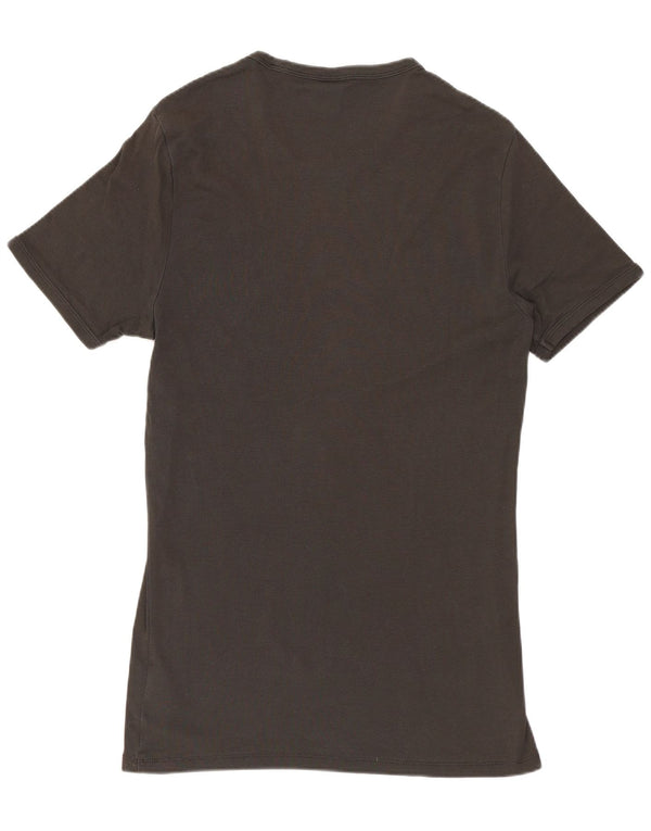 G-STAR Mens T-Shirt Top Medium Grey Cotton