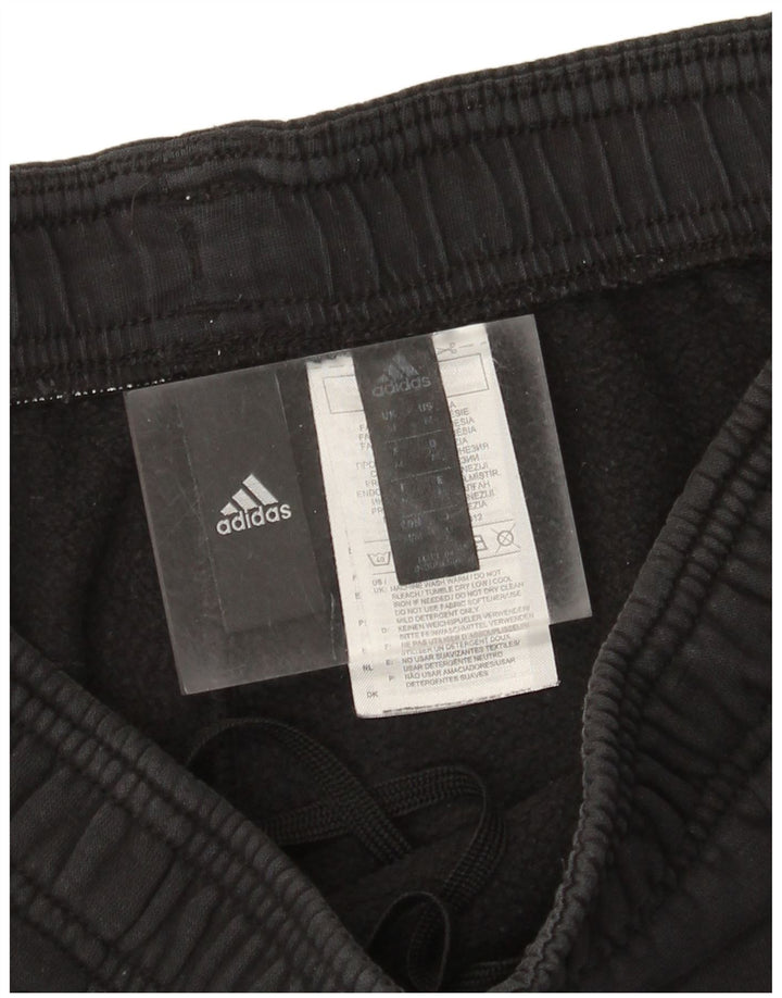 Adidas Mens Tracksuit Trousers Joggers Medium  Black Cotton