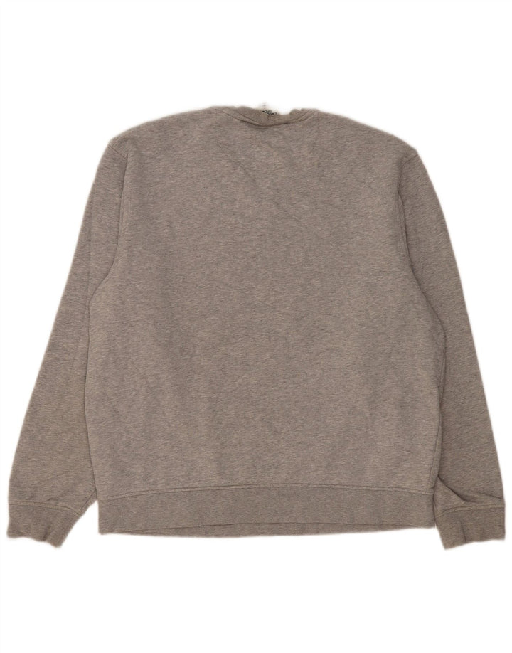 Lacoste Mens Sweatshirt Jumper Size 5 Large Grey Cotton