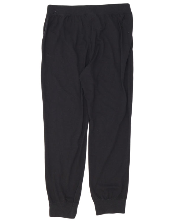 NIKE Womens Tracksuit Trousers Joggers UK 14 Medium Black Cotton