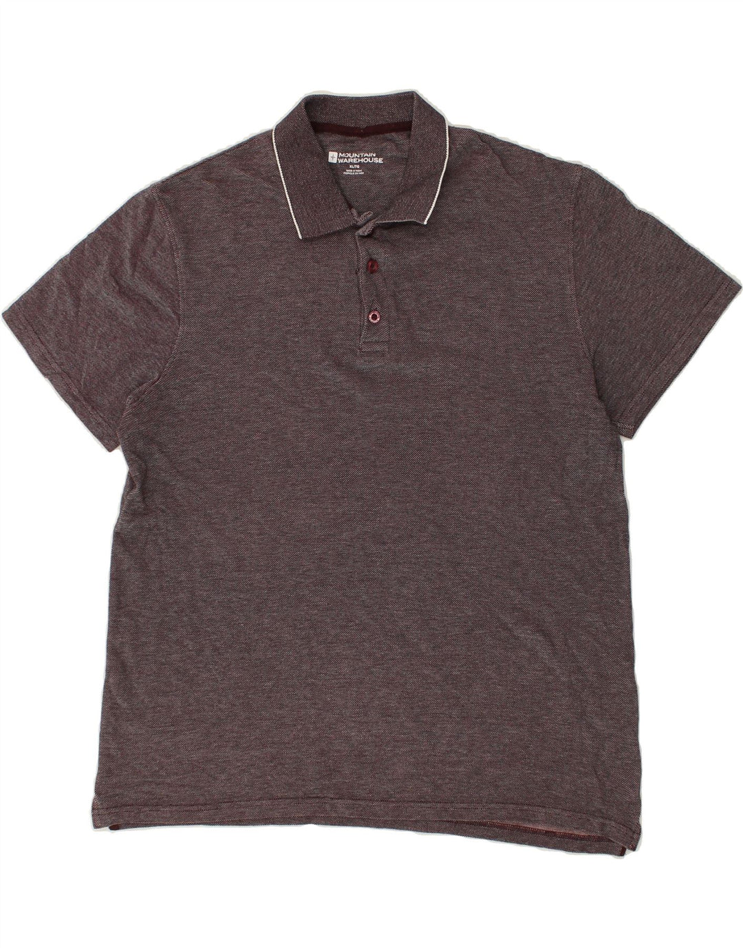 MOUNTAIN WAREHOUSE Mens Polo Shirt XL Grey Cotton Vintage Mountain Warehouse and Second-Hand Mountain Warehouse from Messina Hembry 