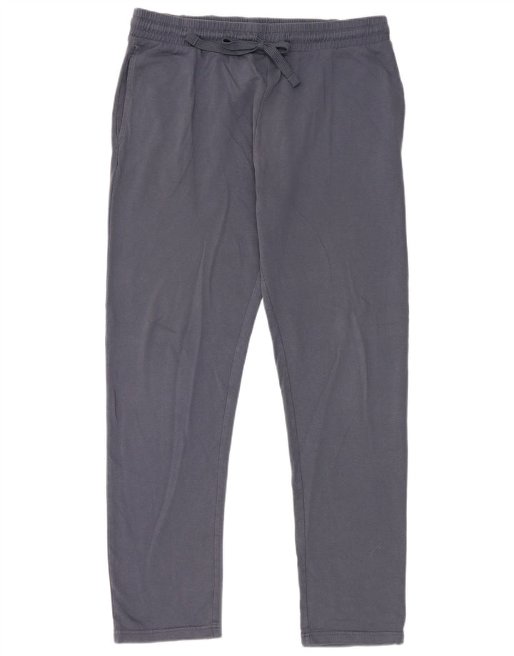 Marks & Spencer Mens Tracksuit Trousers Large Blue Cotton