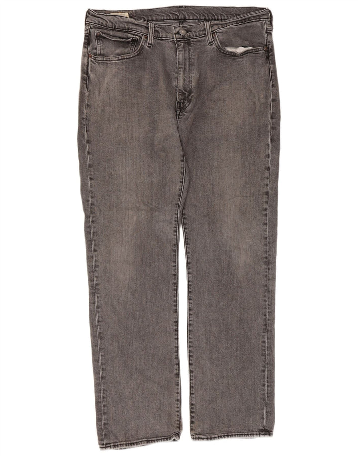 Levi's Mens 514 Straight Jeans W36 L32 Grey Cotton Classic