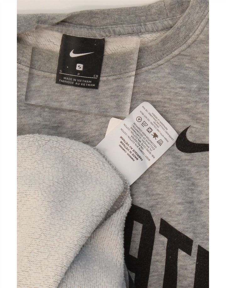 NIKE Mens Ohio State Graphic Sweatshirt Jumper Small Grey Cotton