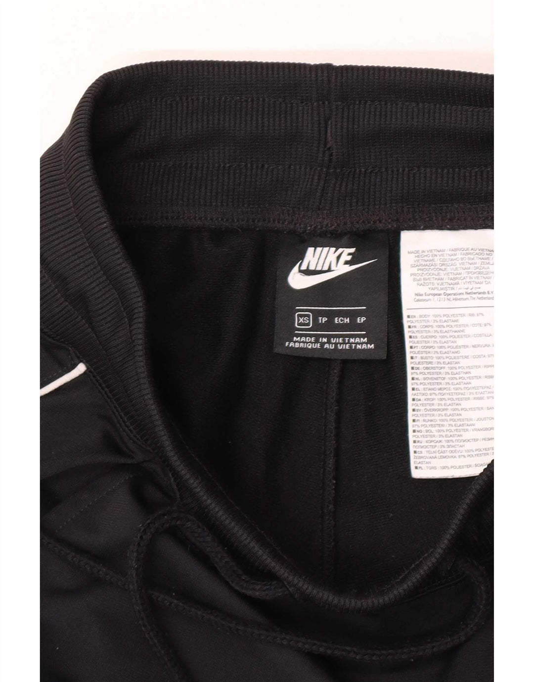 Nike Mens Tracksuit Trousers Joggers XS Black Polyester
