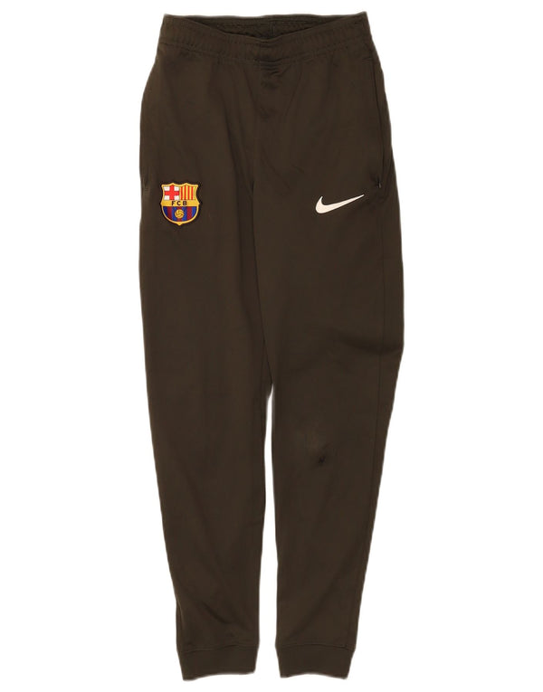 Nike Boys Barcelona Tracksuit Trousers Joggers 10-11 Years Medium Khaki