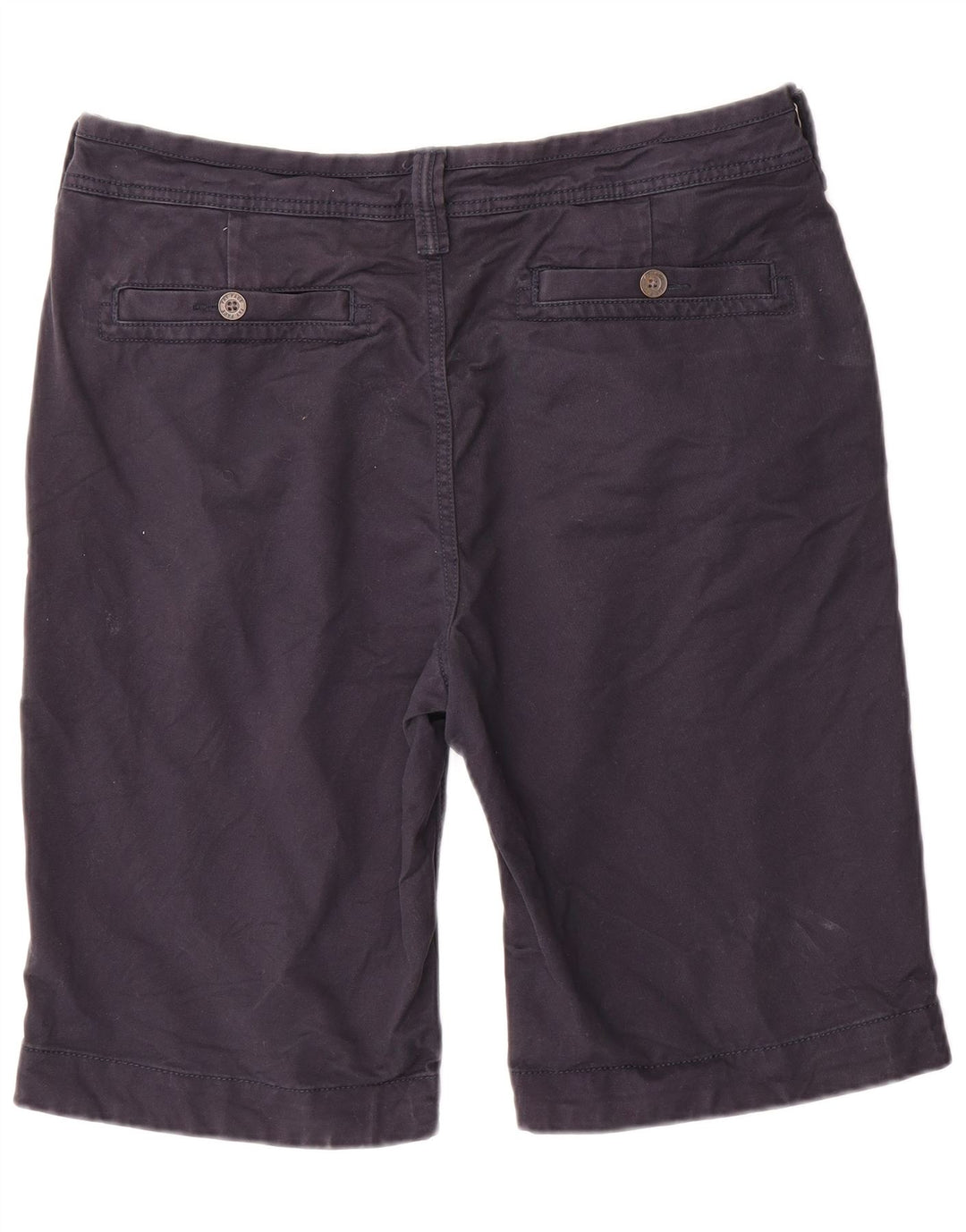 Fat Face Mens Chino Shorts W34 Large Navy Blue Cotton