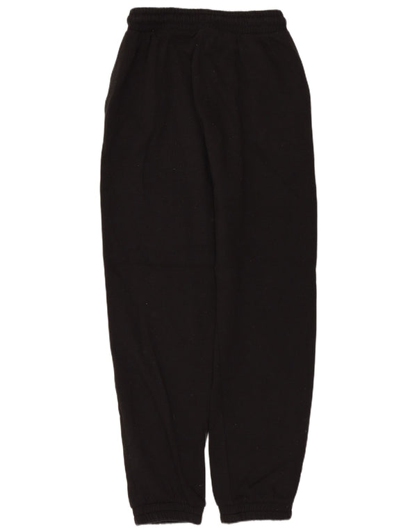 Zara Womens Tracksuit Trousers Joggers UK 10 Small Black Cotton