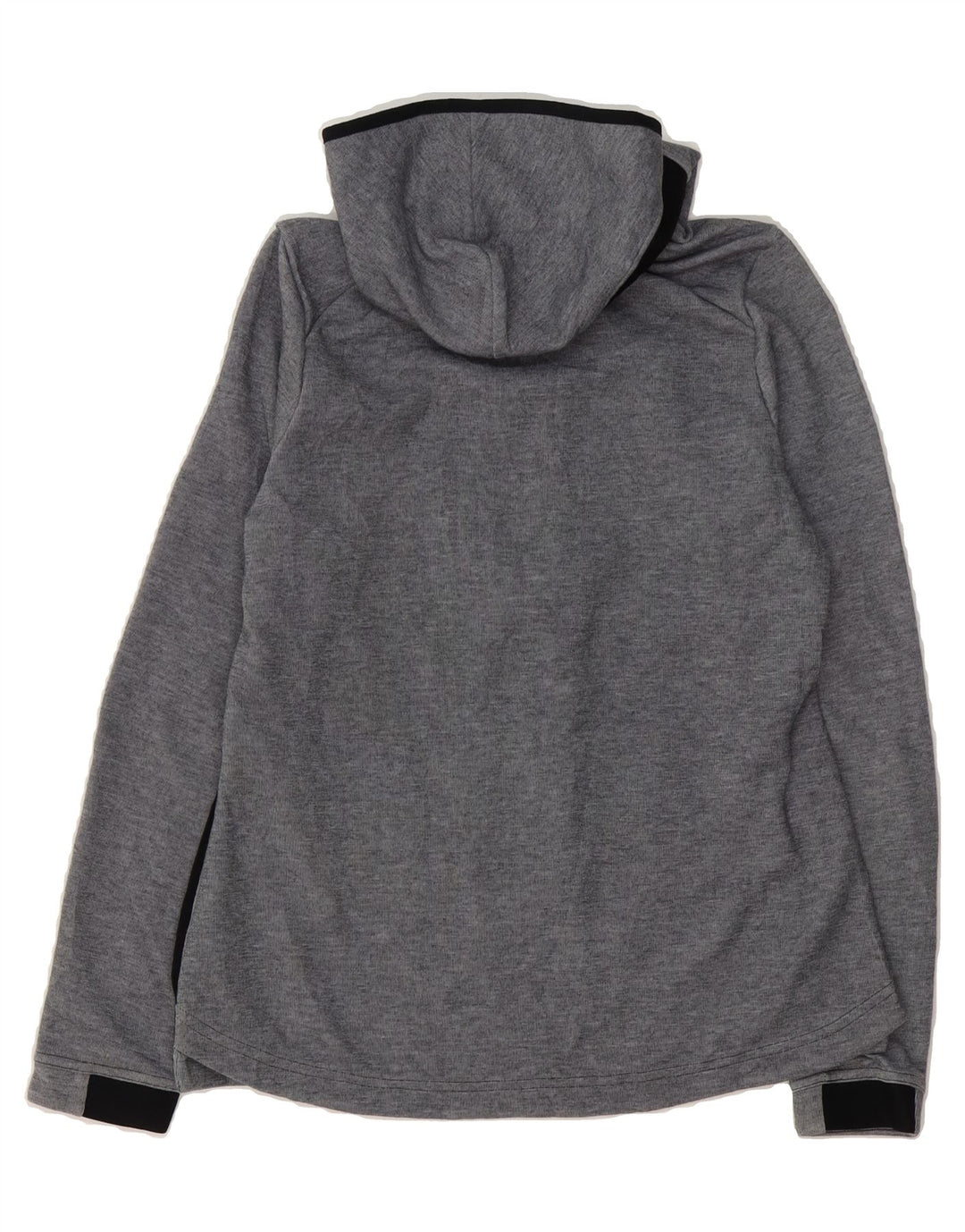 NIKE Womens Dri Fit Zip Hoodie Sweater UK 12 Medium Grey Polyester Vintage Nike and Second-Hand Nike from Messina Hembry 