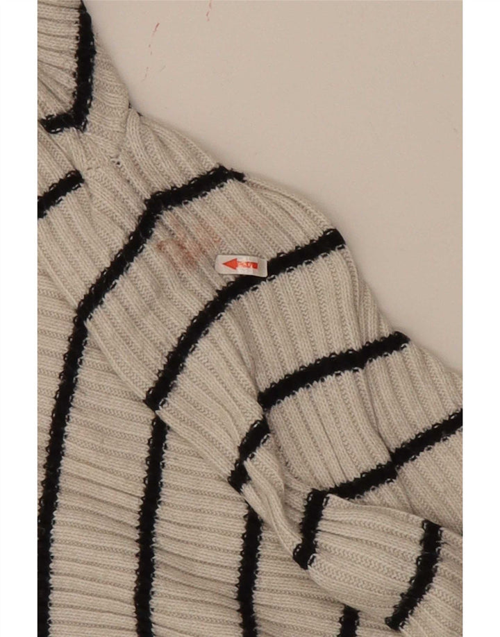 Marks & Spencer Womens Crew Neck Jumper Sweater UK 12 Medium Off White