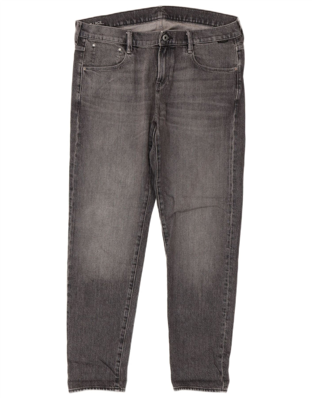 G-STAR Mens Ace Slim Jeans W32 L32 Grey Cotton