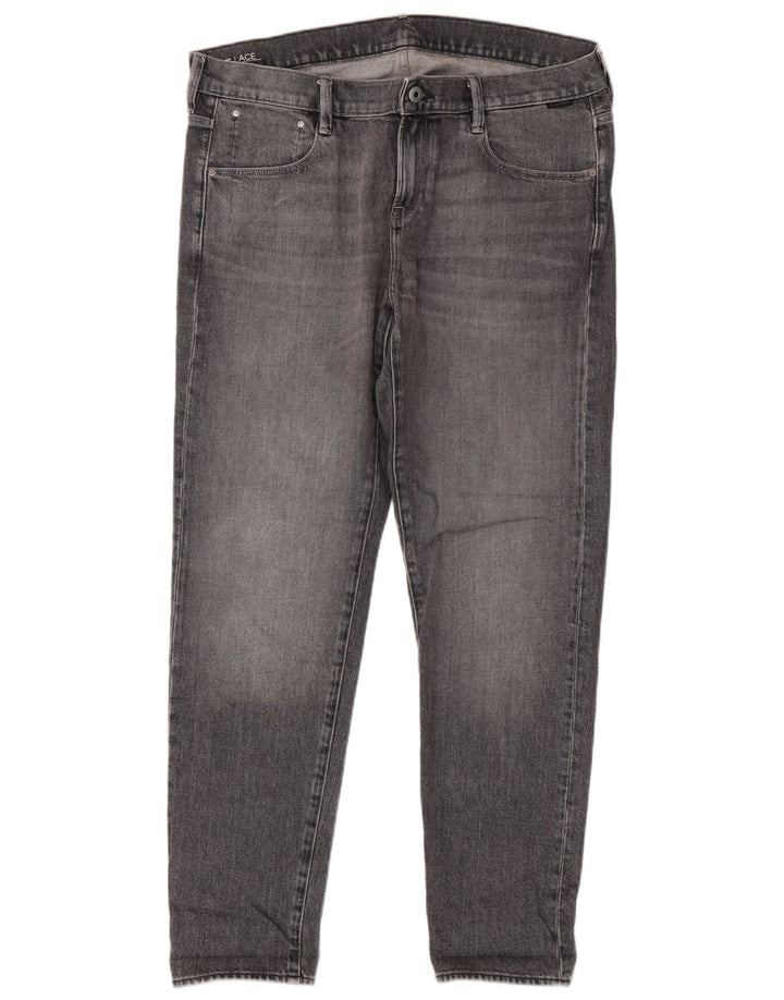 G-STAR Mens Ace Slim Jeans W32 L32 Grey Cotton