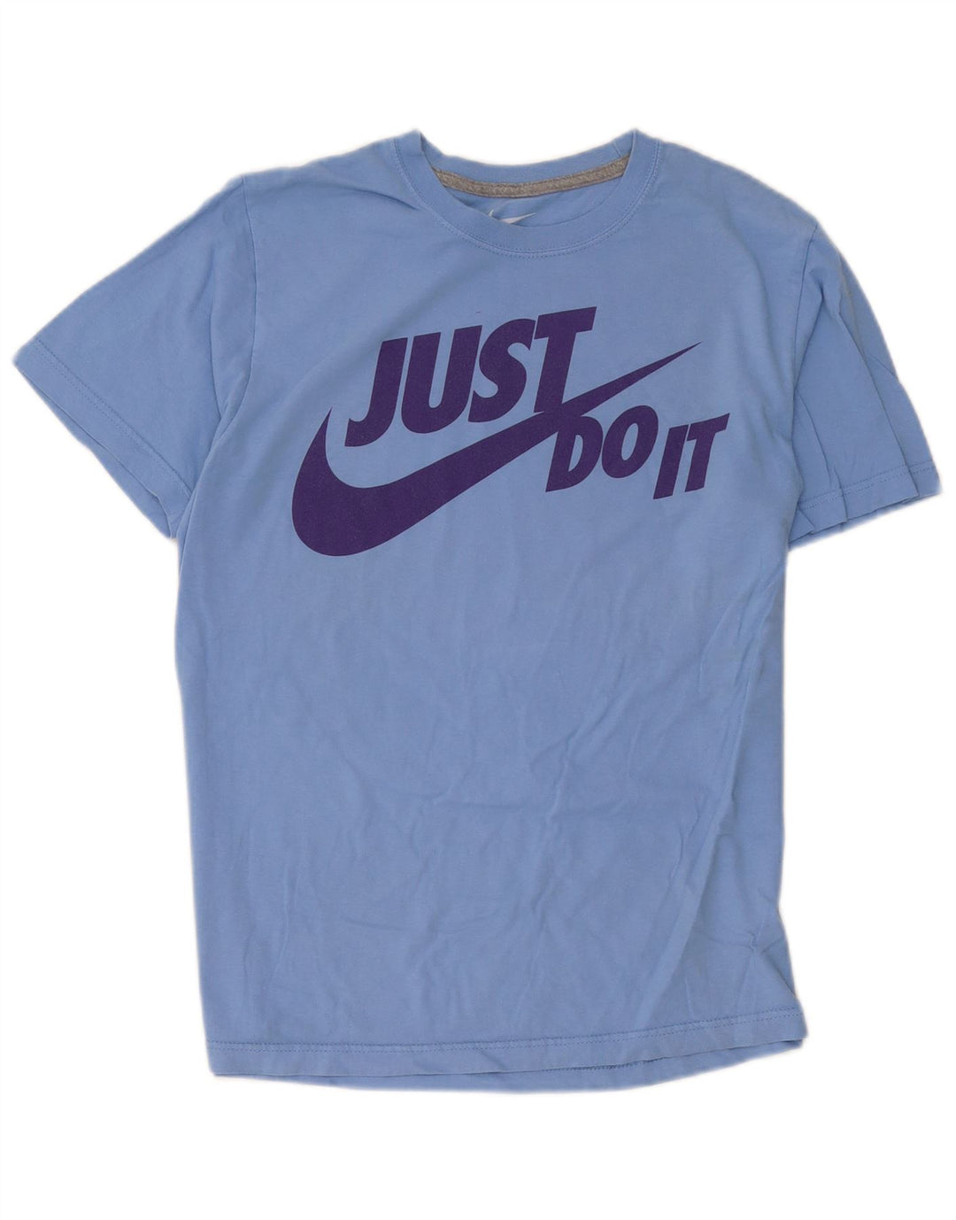 Nike Mens Regular Fit Graphic T-Shirt Top Medium Blue Cotton