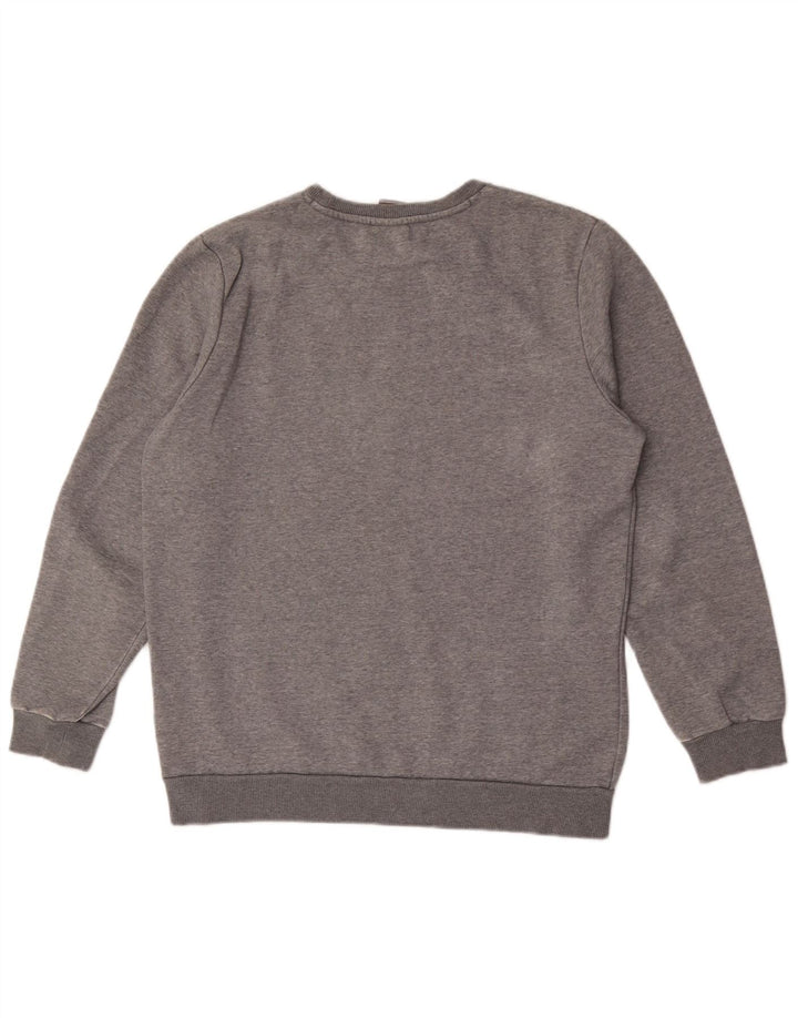 Puma Mens Graphic Sweatshirt Jumper Medium Grey Cotton