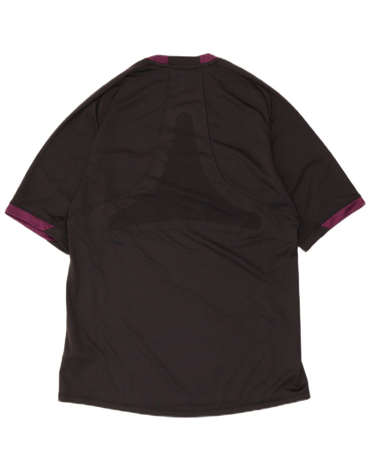 Adidas Mens Climacool T-Shirt Top Medium Black Colourblock Polyester