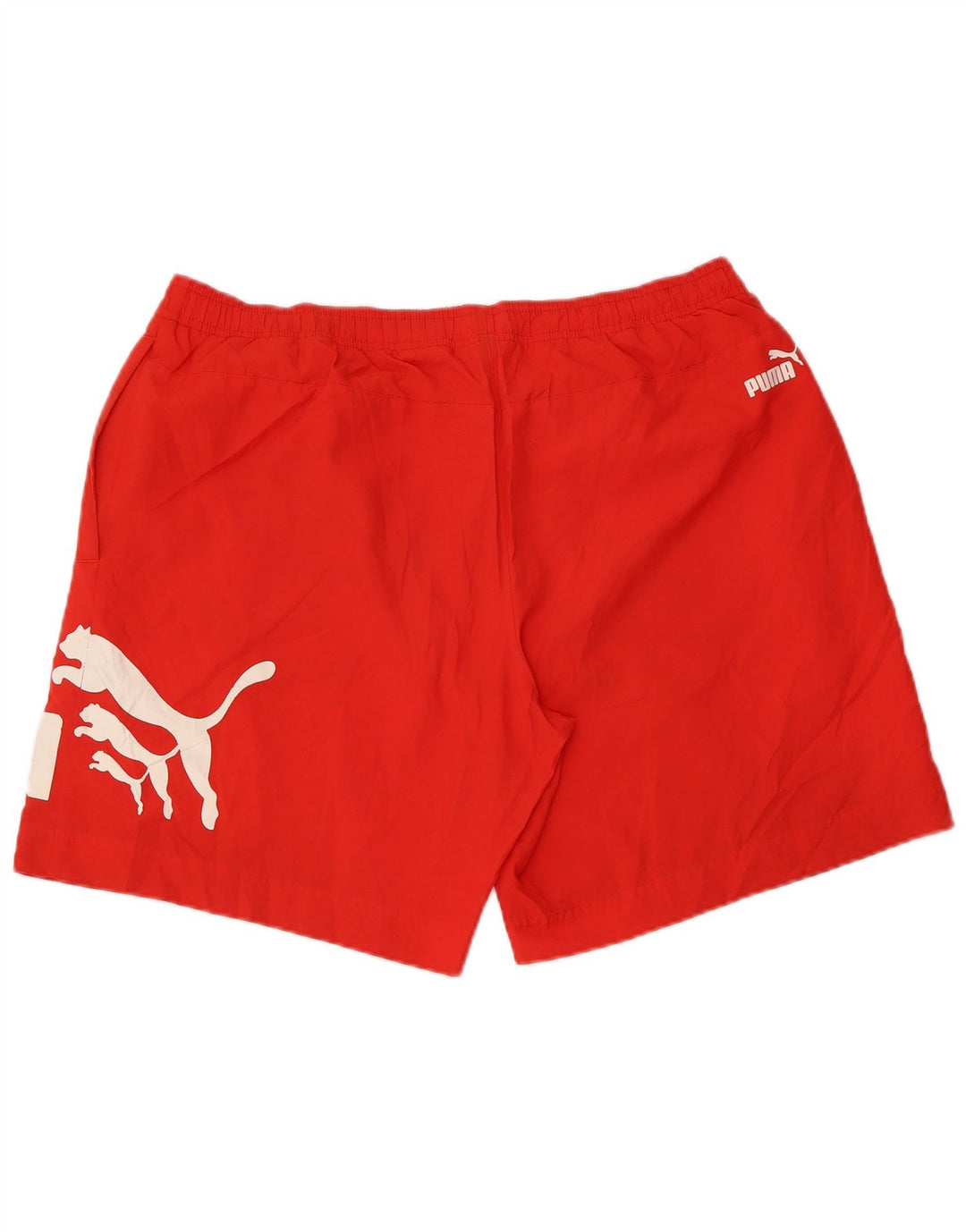 PUMA Mens Graphic Sport Shorts Large Red