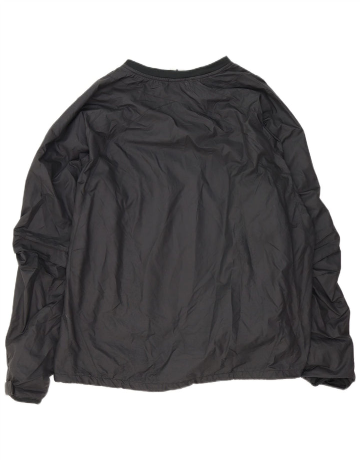 NIKE Mens Pullover Tracksuit Top Large Black Polyester