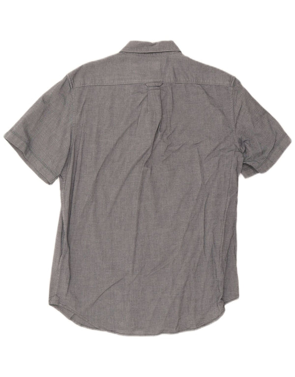 Timberland Mens Short Sleeve Regular Fit Shirt Medium Grey Cotton