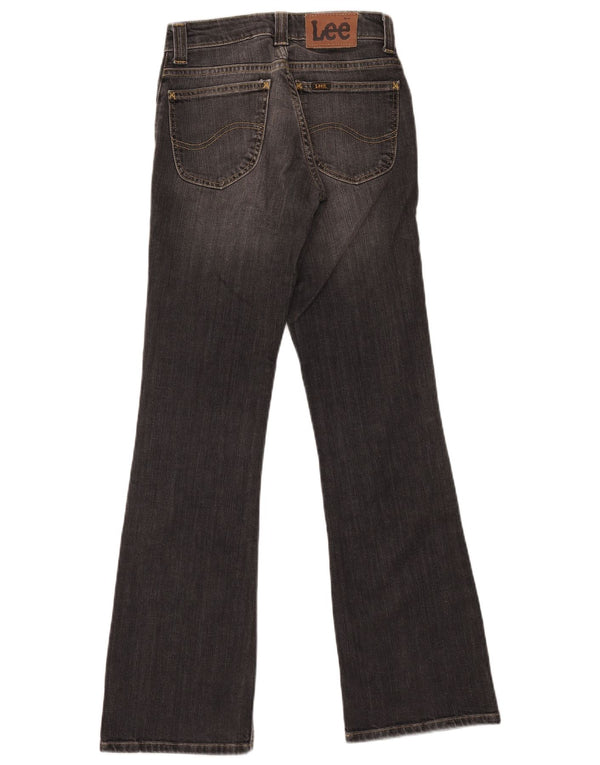 Lee Womens Desoto Bootcut Jeans W27 L33 Grey Cotton
