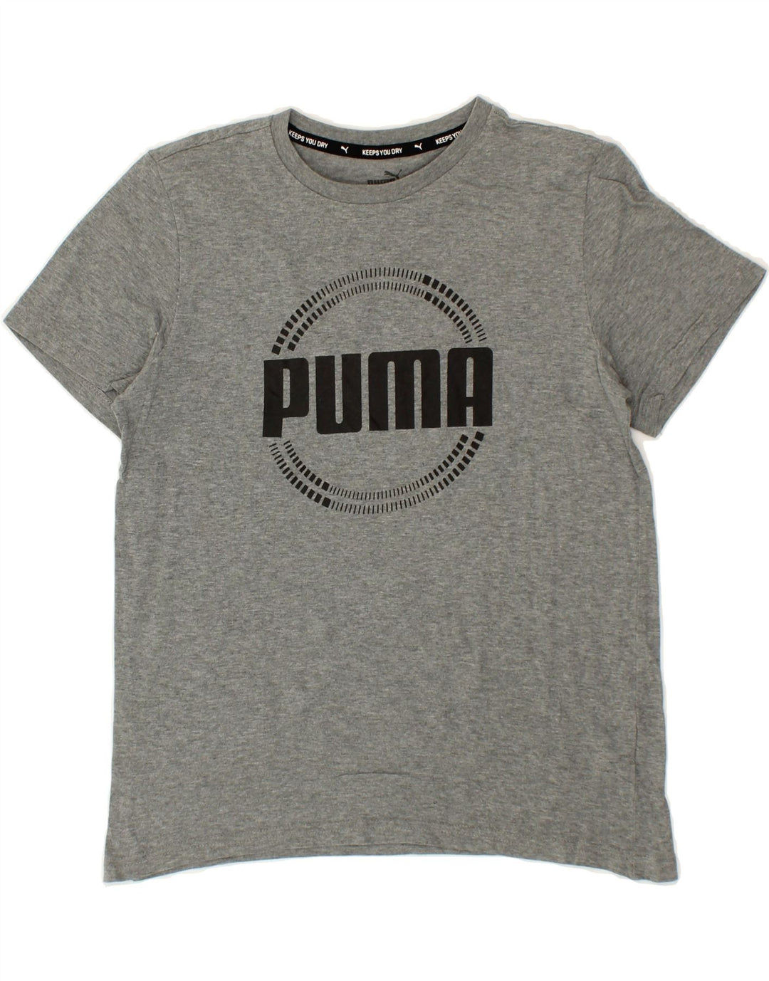 PUMA Boys Graphic T-Shirt Top 13-14 Years  Grey Vintage Puma and Second-Hand Puma from Messina Hembry 
