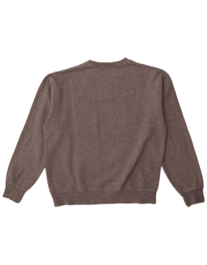 Fila Mens Sweatshirt Jumper Medium Grey Cotton