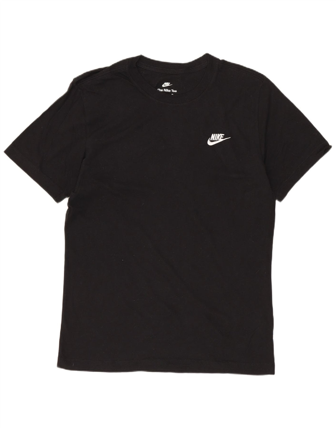 NIKE Mens T-Shirt Top Small Black Cotton