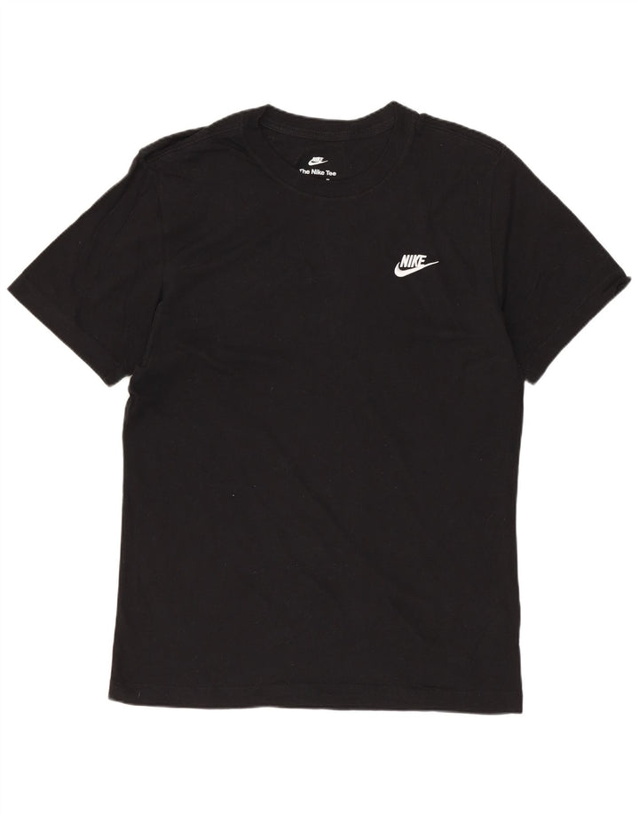 NIKE Mens T-Shirt Top Small Black Cotton