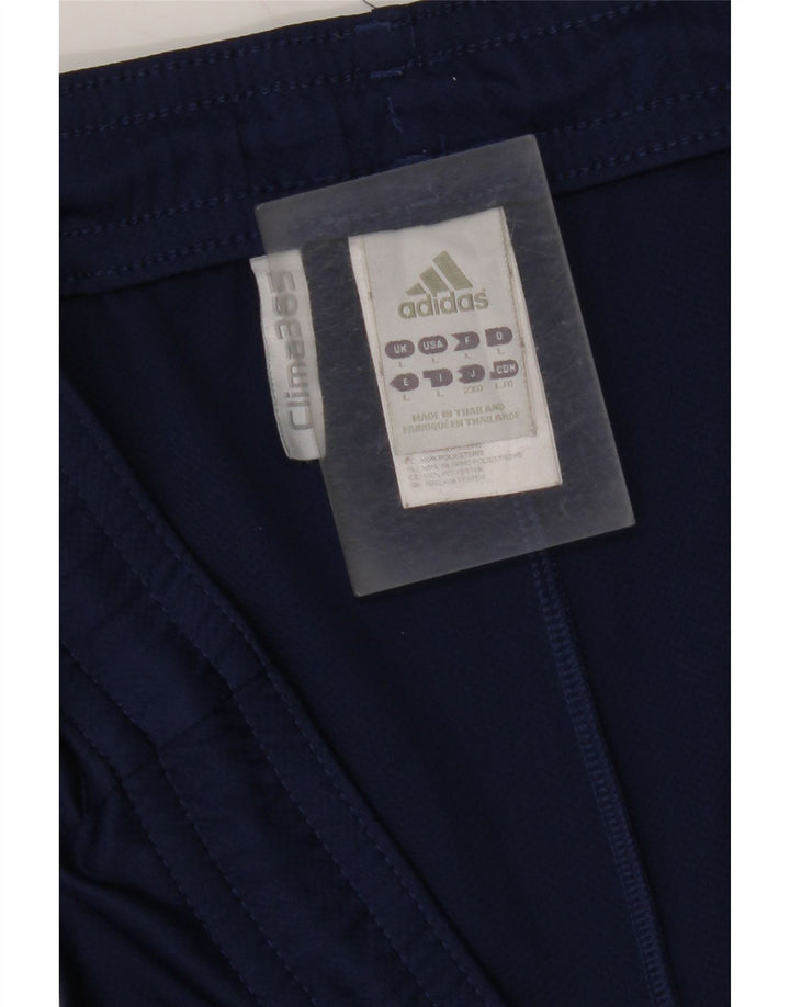 ADIDAS Mens Clima 365 Sport Shorts Large  Navy Blue Colourblock Polyester