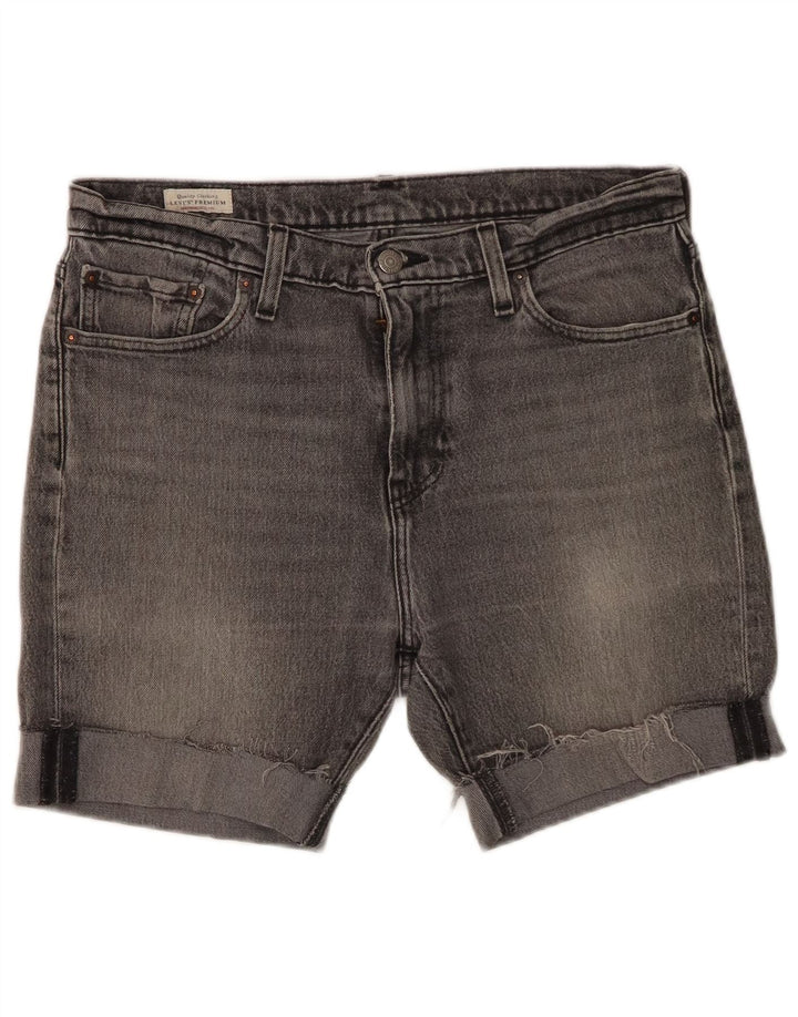 Levi's Mens 510 Denim Shorts W33 Large  Grey Cotton