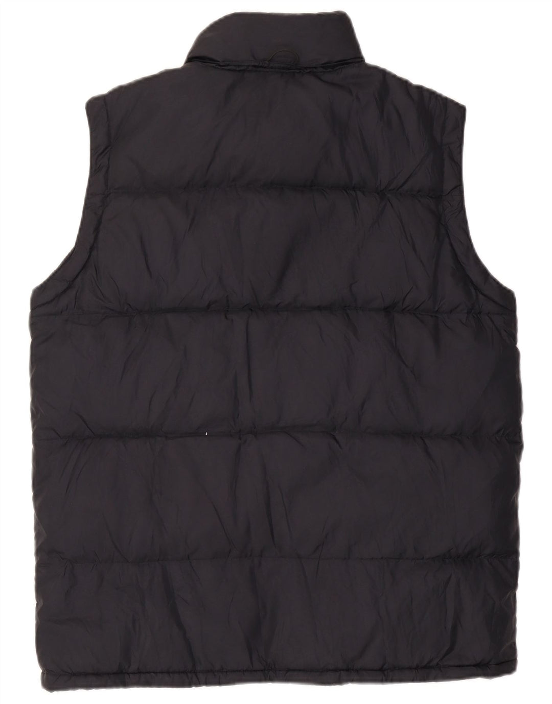 KAPPA Mens Hooded Padded Gilet UK 38 Medium Black Nylon
