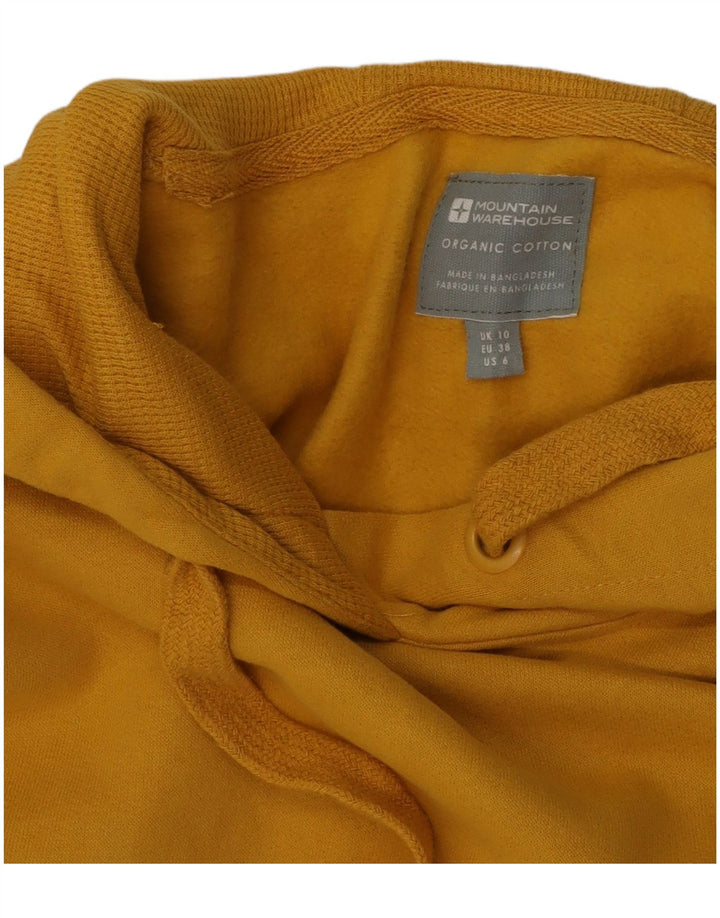 MOUNTAIN WAREHOUSE Womens Oversized Hoodie Jumper UK 10 Small  Yellow